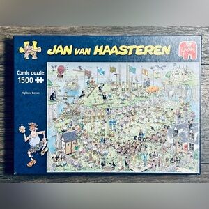 Jan Van Haasteren Highland Games 1500 Piece Comic Puzzle EXCELLENT